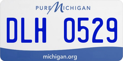MI license plate DLH0529