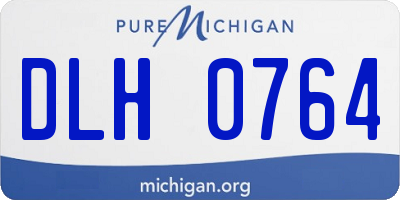 MI license plate DLH0764