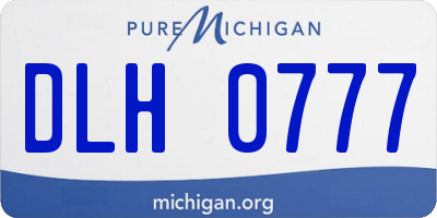 MI license plate DLH0777