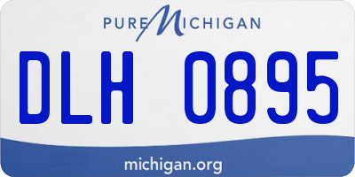 MI license plate DLH0895