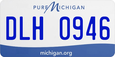 MI license plate DLH0946
