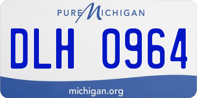 MI license plate DLH0964