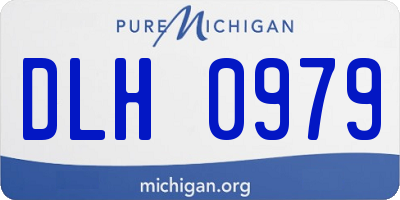 MI license plate DLH0979