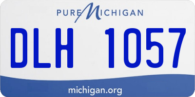 MI license plate DLH1057