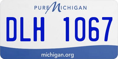 MI license plate DLH1067