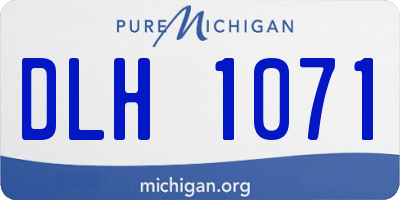 MI license plate DLH1071