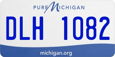 MI license plate DLH1082