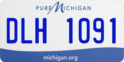 MI license plate DLH1091