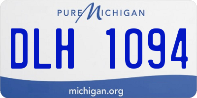 MI license plate DLH1094