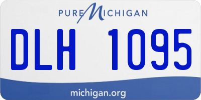 MI license plate DLH1095