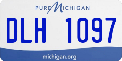 MI license plate DLH1097
