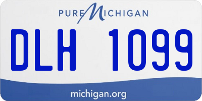 MI license plate DLH1099