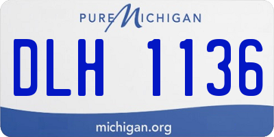 MI license plate DLH1136