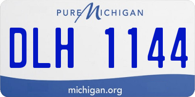 MI license plate DLH1144