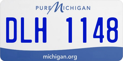 MI license plate DLH1148