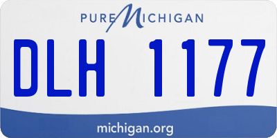 MI license plate DLH1177