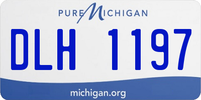 MI license plate DLH1197