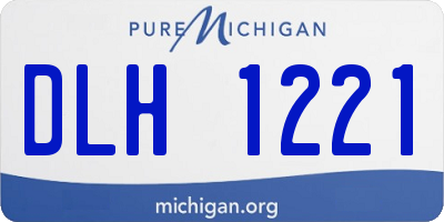 MI license plate DLH1221