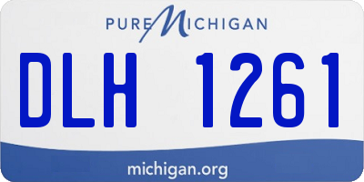 MI license plate DLH1261