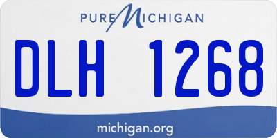 MI license plate DLH1268