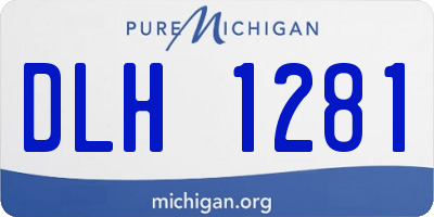 MI license plate DLH1281