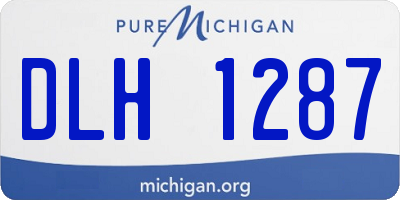 MI license plate DLH1287