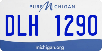 MI license plate DLH1290