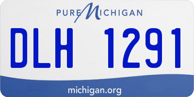 MI license plate DLH1291