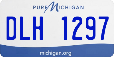 MI license plate DLH1297