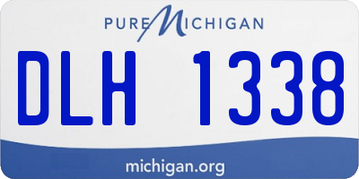 MI license plate DLH1338