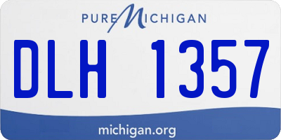 MI license plate DLH1357