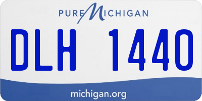 MI license plate DLH1440