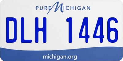 MI license plate DLH1446