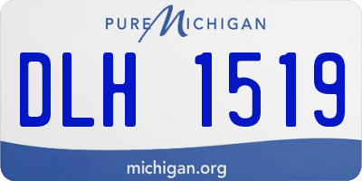 MI license plate DLH1519