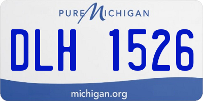 MI license plate DLH1526