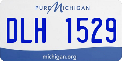 MI license plate DLH1529
