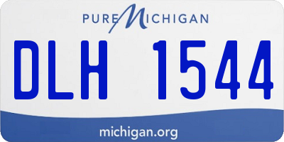 MI license plate DLH1544