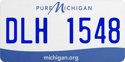 MI license plate DLH1548