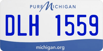 MI license plate DLH1559