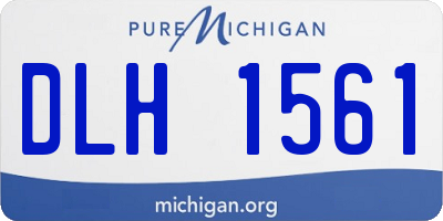 MI license plate DLH1561
