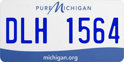 MI license plate DLH1564