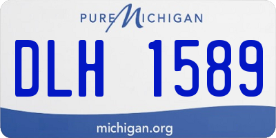 MI license plate DLH1589
