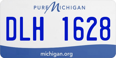 MI license plate DLH1628