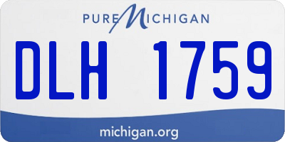 MI license plate DLH1759