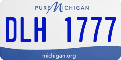 MI license plate DLH1777
