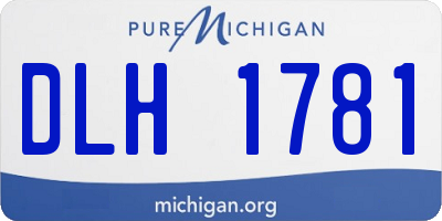 MI license plate DLH1781