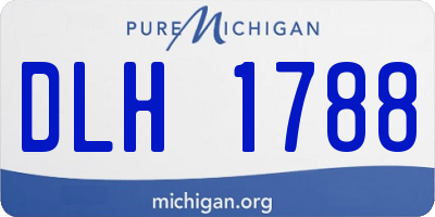 MI license plate DLH1788