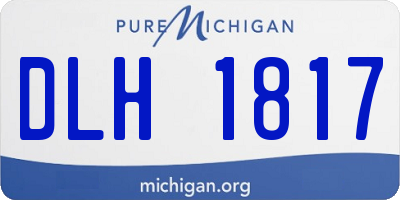 MI license plate DLH1817