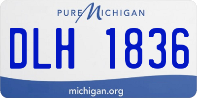 MI license plate DLH1836