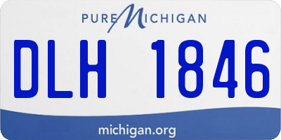 MI license plate DLH1846